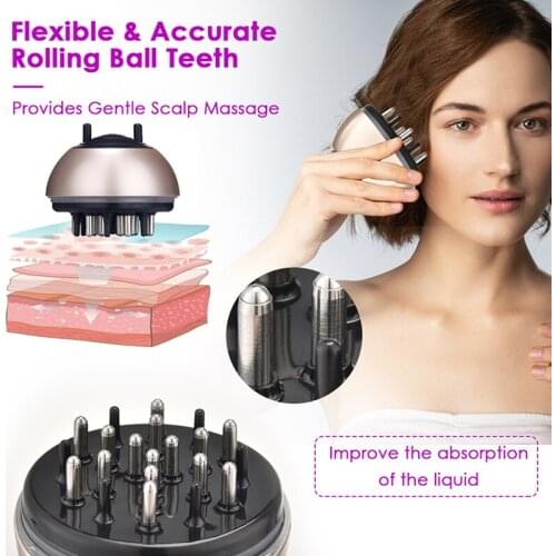 Scalp Applicator Liquid Comb For Hair Scalp Treatment Essential Oil Liquid Guiding Comb Hair Growth Serum Oil Apply Hair Care