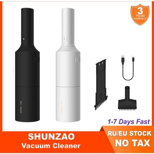 XIAOMI MIJIA SHUNZAO Wireless Handheld Vacuum Cleaner Portable USB charging car Cleaner Z1/Z1 Pro Mini Dust Catcher for Car Home