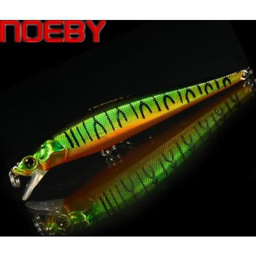 NOEBY Minnow Fishing Lure 90mm 8g Floating Wobblers Sharpe Treble Hooks Isca Artificial Pesca Hard Bait Jerkbait Fishing Tackle