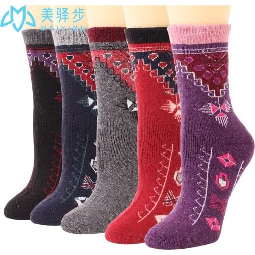 Thick Female Wool Sock 12 PAIRS PER SET