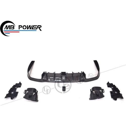 High qualiy E class w213 E63 carbon finber diffuser for w213 E63 to B tyle carbon diffuser with muffler tips