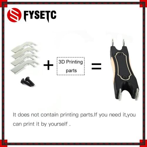 4pcs 20mm/23mm Steel Prongs + 2pcs Countersunk Screws For E3D Tool V6 MK7 MK8 MK9 MK10 Ender 3 Prusa Heater Block Holder Tool