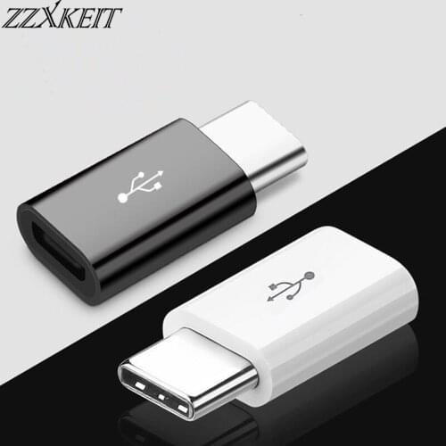 4Pcs USB 3.1 Type C Male to Micro USB Female Converter USB-C Adapter Converter