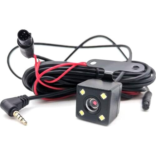 5 Pin HD Car Rear View Camera 4 LED Night Vision Video Backup Parking Reverse Camera 170 Degrees Wide Angle Parking Camera