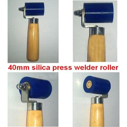Free shipping 40mm silica gel presssure welder roller pinch roller for Handheld hot air gun/heat gun/plastic welder accessories