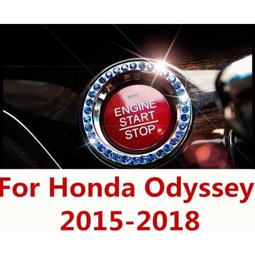 For Honda Odyssey 2015-2018 START Engine Button Replace Cover STOP Key Accessories Switch Decoration Universal decoration