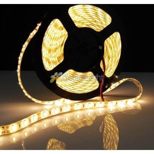 DC12V 5M 5630 SMD 300 leds IP65 Epoxy Waterproof warm White Flexible LED Strip Light Freeshipping