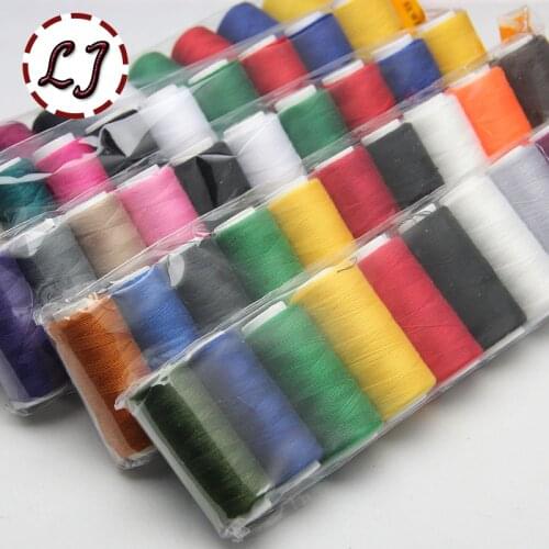 NEW High Quality 10pcs/pack 10 color mixed 200 yards Sewing Thread polyester Thread Strong Durable Sewing Threads For Handmade