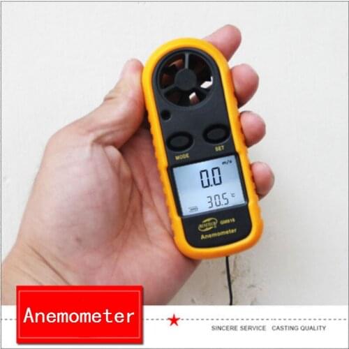 New Anemometer Kite Accessories For Measuring Wind Speed And Temperature Easy To Carry Outdoor Sports Flying Tools Toys