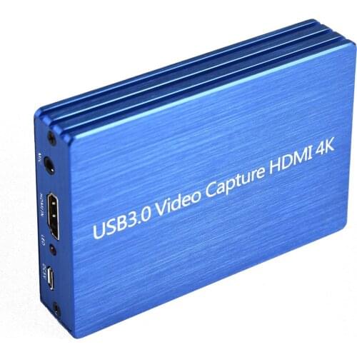 Capture Card 4K HDMI to USB 3.0 Video Capture Card Adapter Dongle 1080P 60fps HD Video Recorder Computer Components and Hardware