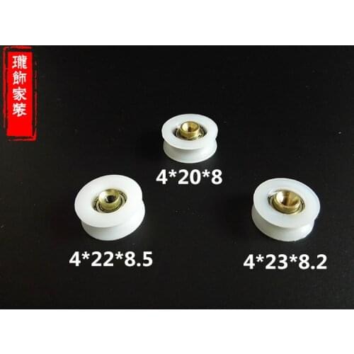 Plastic bag, plastic nylon bearing pulley shower roller /shower nylon roller