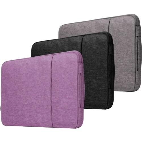 Portable Laptop Sleeve Case Bag Waterproof Shockproof Ultrabook Notebook Cover Pouch​ Bags Smooth Zipper For Quick Access