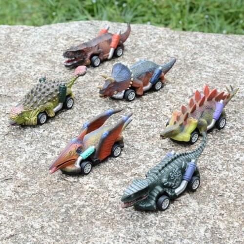 Pull Back Dinosaur Cars Toys Dinosaur Roadster Party Favors Games Dino Toy Monster Race Go-Kart Gifts Birthday Supplies