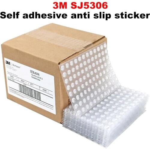 3M SJ5306 Transparent non slip Shockproof foot pad semi-circular anti-skid buffer rubber particles