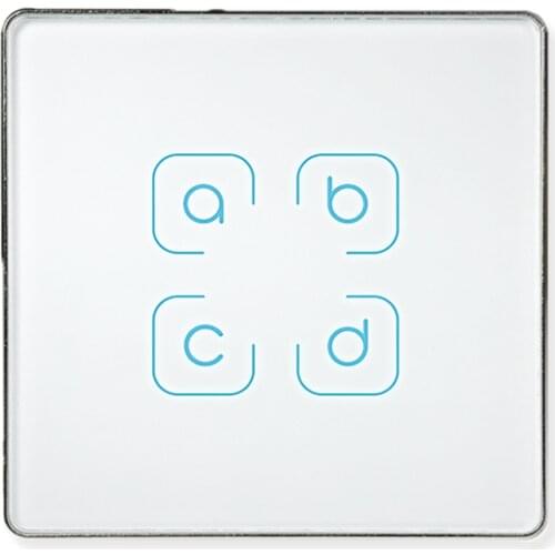 Geeklink FBB touch scene panel 4 gang 220V Need a zero line and one fire line to supply power