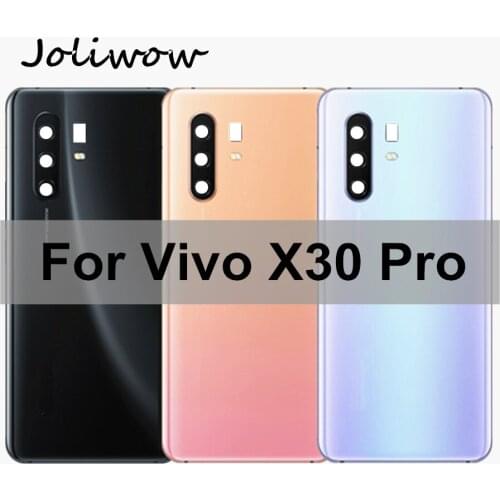 Glass For Vivo X30 Pro Back Battery Housing door Cover With camera lens Replacement for vivo x30 pro Battery Cover