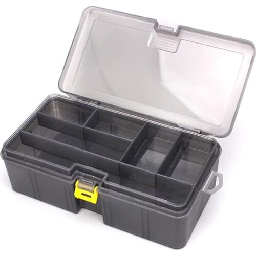 High Quality Double Layer Fishing Tackle Box Large Capacity Bait Hook Accessory Box Fishing Tool Storage Box Fishing Goods