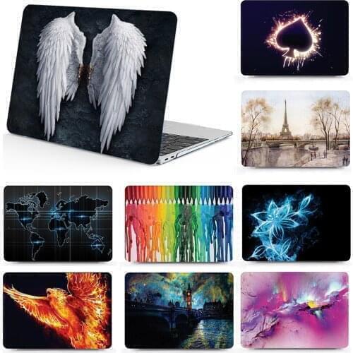 Print Pattern Protective Hard Shell Case Keyboard Cover For Apple Macbook Air Pro Retina Touch Bar 11 12 13 15" A2159 A1989