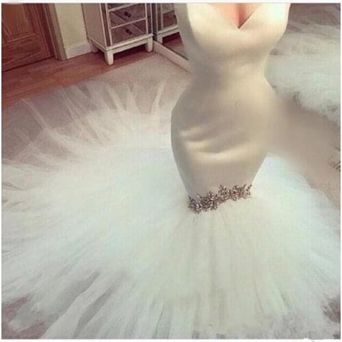 ANGELSBRIDEP Sweetheart Mermaid Wedding Dresses Vestido De Noiva Fashion Applique Court Train Formal Bridal Dresses Plus Size