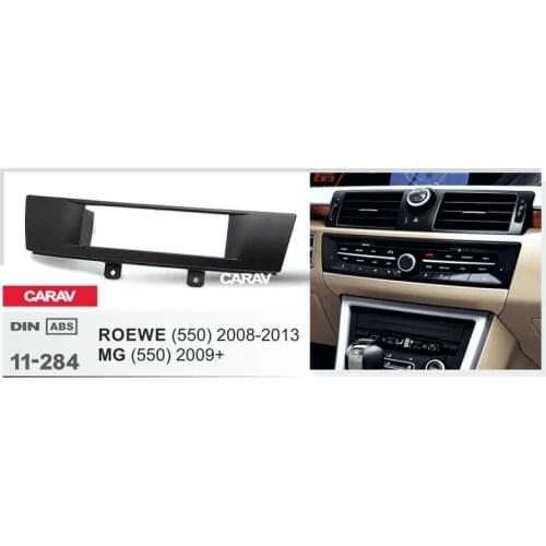 1 Din Radio Fascia for ROEWE (550) 2008-2013 MG (550) 2009+ DVD Stereo Panel Dash Mount CARAV 11-284