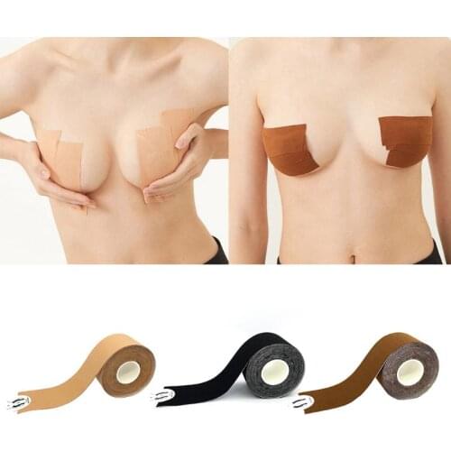 1 Roll 2.5m/5m Instant Breast Lift Boob Tape Invisible Push Up Strong Support DIY Stickers for Silicone Nipple Cover Bra