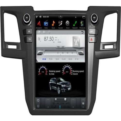 12.1" Tesla Android 9.0 7.1 Fit TOYOTA Fortuner/HILUX Revo 2004 05- 2011 2012 2013 2014 2015 Car DVD Player Navigation GPS Radio