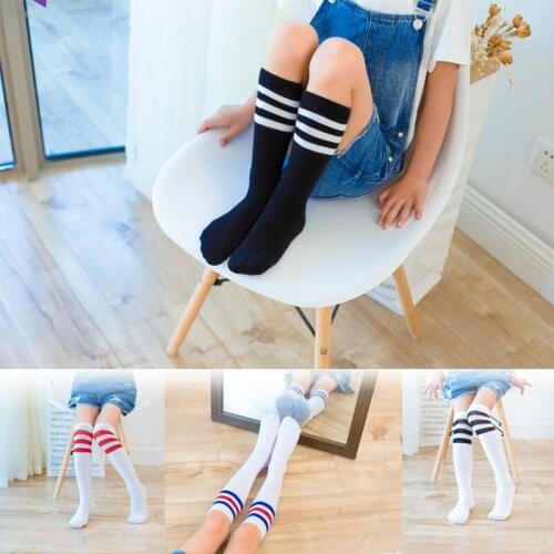 12pair/lot Solid Colors Boy Girls Kids Student Children Dance Sport Soft Long Sock Knee High Outdoor Leg Warmer Long Stocks