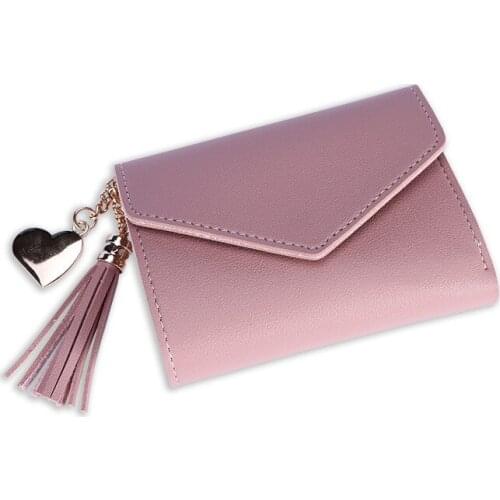 15PCS / LOT Long Purse Women Coin Purse Tassel Fashion Card Holder Wallets High Quality Ladies Money Bag Leather Wallets