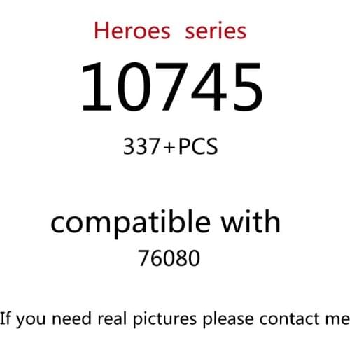 337pcs 10745 Building Block Toy Creative Series 76080 Assembled Building Block Childrens Toy Gifts