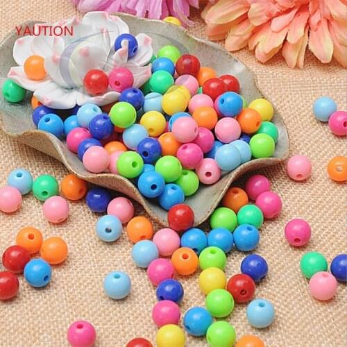 500 pieces exquisite 4mm Bicone Round acrylic Spacers beads for Jewelry marking DIY necklace&Bracelet (Color: optional)
