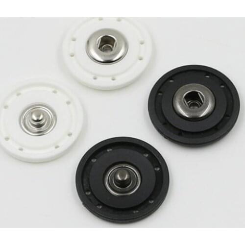 2018Promotion Scrapbooking Accessories 50 Sets High-grade Buttons Nylon Plastic By Female Buckle Invisible Coat Button Jacket