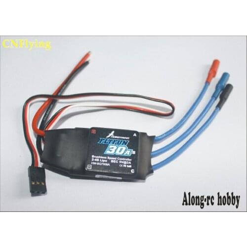 Free ship high quality hobbywing new flyfun 30A brushless ESC-for RC airplane model/hobby plane/ spare part RC Model part