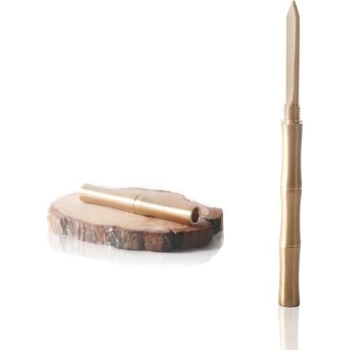 Pure Copper Tea Knife Chinese Teasets Spiral Tea Knife Tea Cutters Pu Er Dedicated Needle Tea accessories