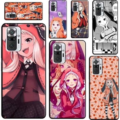 Runa kakegurui Kakegurui For Xiaomi Redmi Note 10 Pro 7 8 9S 8T Note 9 Pro Case For Redmi 9C 9T K40 9A Back Cover