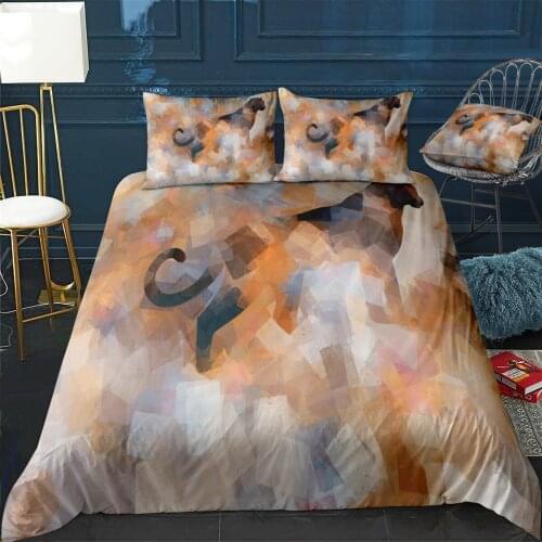 Black Panther Quilt Cover Pillowcase 3Piece Comforter Bedding Set With Pillow Case Single Double Duvet Cover Home Decora