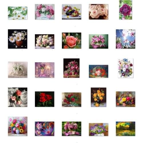 Flower 5 cross stitch kit people 18ct 14ct UNprinting11ct count print canvas stitches embroidery DIY handmade needlework