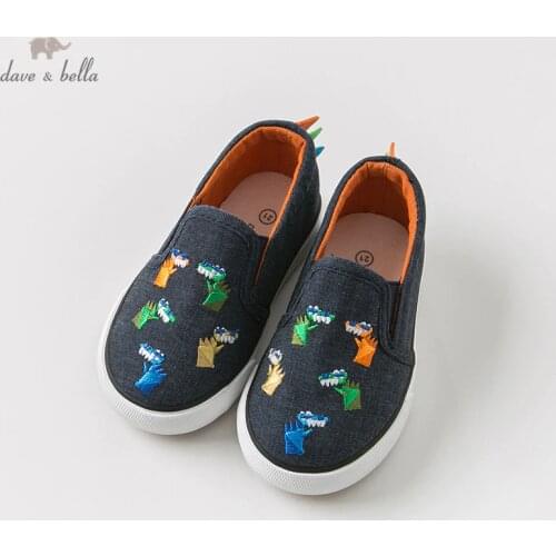 DB10955 Dave Bella spring autumn unisex baby canvas shoes new born girl baby boy casual shoes