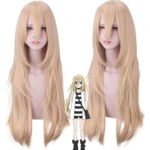 80CM Anime Angels of Death Ray Rachel Gardner Ray Long Wig Cosplay Costume Heat Resistant Synthetic Hair Women Cosplay Wigs