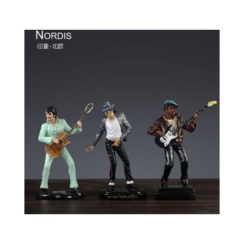 European American European style Music characters Resin Desktop decoration Statue decorativeroom Art Statue