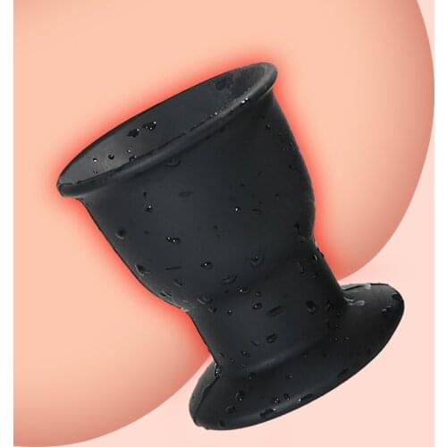 Giant Silicone Hollow Anal Plug Huge Dildo Butt Plug Vaginal Anal Dilator Prostate Massage Anal Speculum Enema SM Adult Sex Toy5