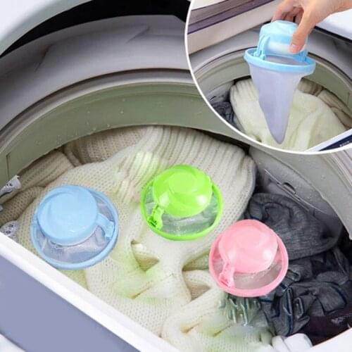Laundry Bag Hair Catcher Creative Mesh Pouches Filter Pet Fur Catcher Plastic Cleaning Tool Polyester Practical