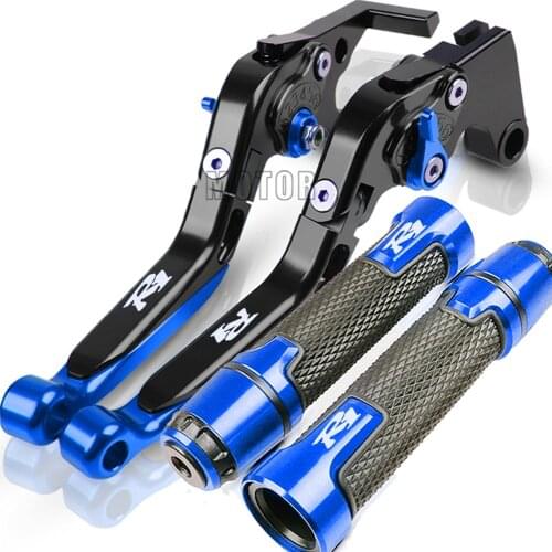 Motorcycle YZF R1 Brake Clutch Levers Handlebar Grip Handle For YAMAHA YZFR1 2004-2014 2013 2012 2011 2010 2009 2008 2007 2006