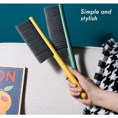 Nordic Style Multifunctional Bed Brush, Soft Brush, Bedroom Dust Hair Cleaning Brush, Simple Long Handle Brush