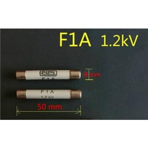 New original fuse F1A 1.2KV 8x50mm , F1A Siba 1,2kv 1.2KV 8 * 50mm fuse tube Siba 7003409