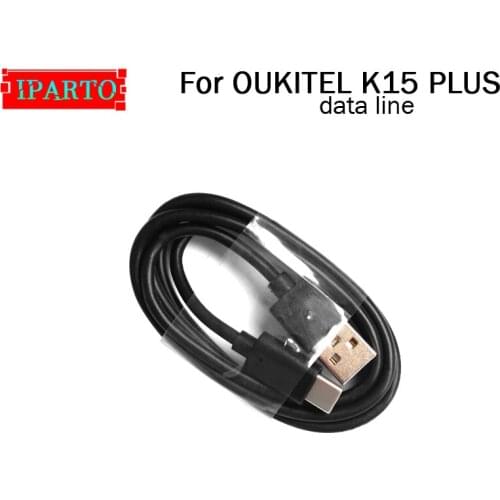 OUKITEL K15 PLUS USB Cable 100% Official Original High Quality Micro USB Wire Mobile Phone Accessories For K15 PLUS Cell Phone