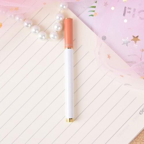 1PCS/LOT Metal Fountain Pen Creative Cigarette Mini Fountain Pen 0.38MM New Arrival ZMONH Shape Pen