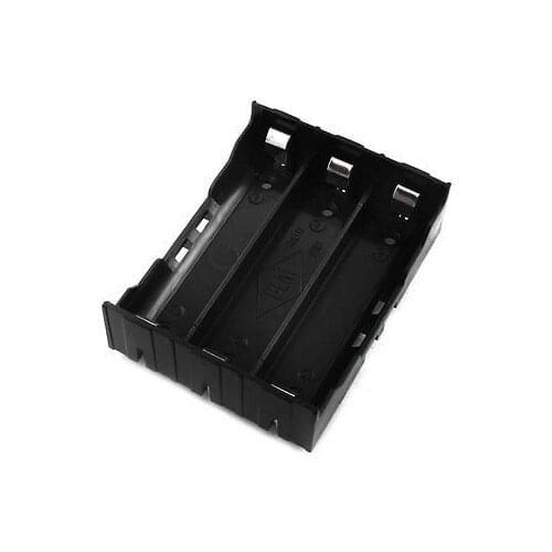 Open Frame Plastic Housing 3 x 3.7V 18650 Battery Holder Case Cell Box