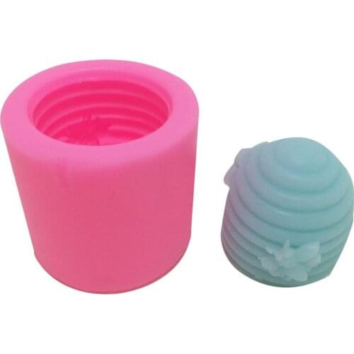 Honeycomb Bee DIY Aromatherapy Plaster Candle 3d Silicone Mold Clay Crafts Silicone Fondant Cake Decoration