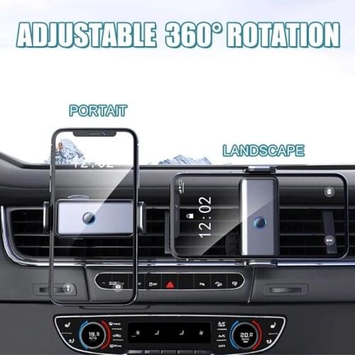 360 Degree Rotation Adaptive Phone Mount Easy One Touching Universal Car Mount For Car DU55