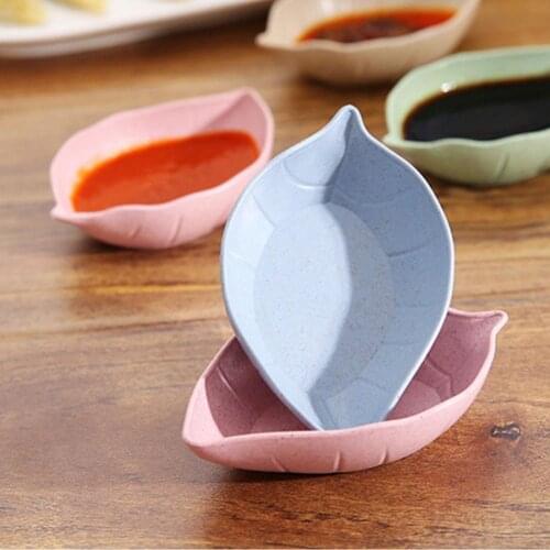 1PC Seasoning Dish Wheat Creative Multi-Purpose Seasoning Bowl Seasoning Soy Sauce Vinegar Seasoning Bowl Easy To Clean
